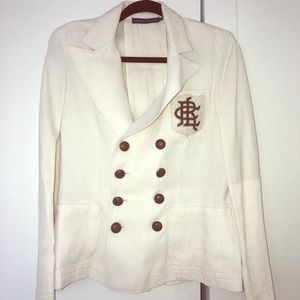 Ralph Lauren White Classic Blazer